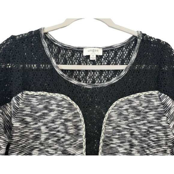 Umgee Open Weaver Sweater Slouchy Crochet - Picture 2 of 8